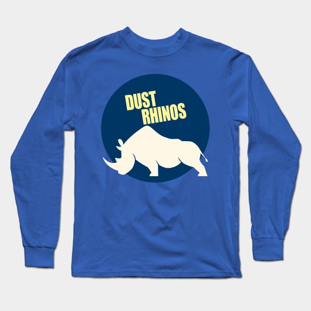 Dust Rhinos Blue Moon Long Sleeve T-Shirt by Dust Rhinos Swag Store